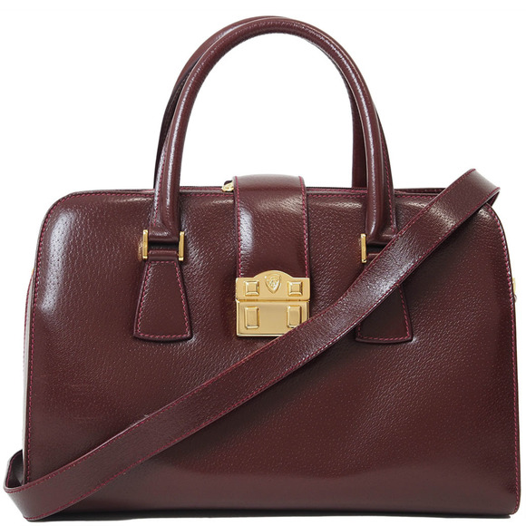 Gucci Handbags - GUCCI Red Leather Bag